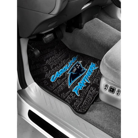 Nfl Carolina Panthers Floor Mats Set Of 2 Walmart Com