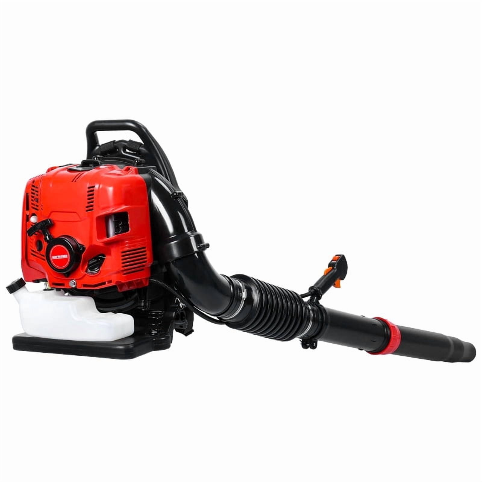 75.6CC Backpack Leaf Blower – Gas Powered 5HP 4-Cycle 900CFM 210MPH High Airflow, Ergonomic Design, Low Vibration, and Cruise Control, Leaf Blower for Lawn Care
