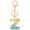 Z, variant on Personalized Resin Keychain Translucent Letter Charm Customizable Key Ring