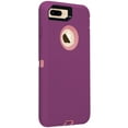 thumbnail image 6 of Entronix Heavy Duty Case Designed for iPhone 7/8 Plus Shockproof Triple Layer Rugged Case, Purple, 6 of 7
