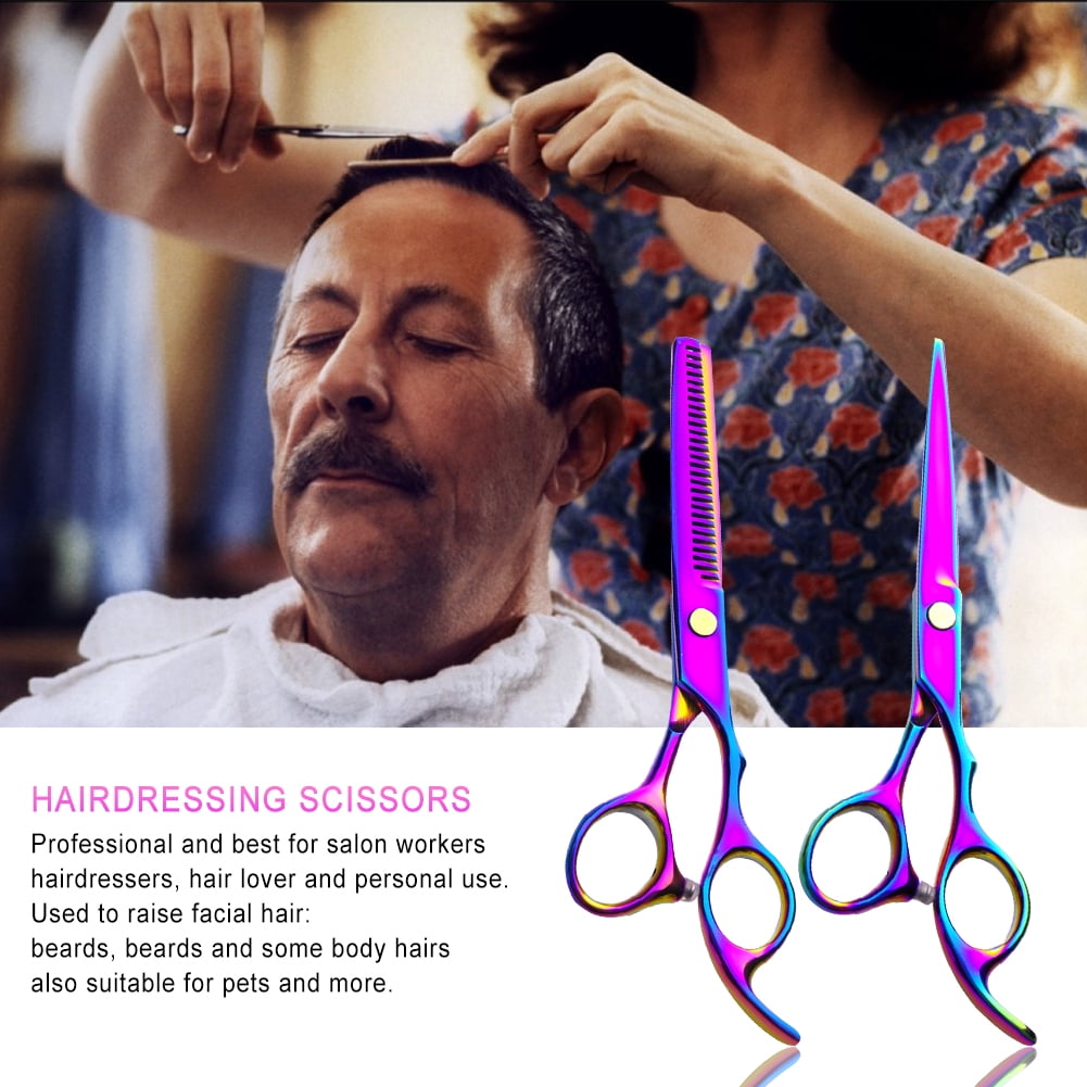 Barber Scissors Hairdressing Shears Hair Cutting Salon Razor Trimmer