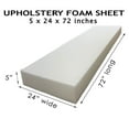thumbnail image 2 of AK Trading Upholstery Foam Medium Density Cushion; (Seat Replacement, Foam Sheet, Foam Padding), 5" H X 24" W x 72" L, 2 of 5