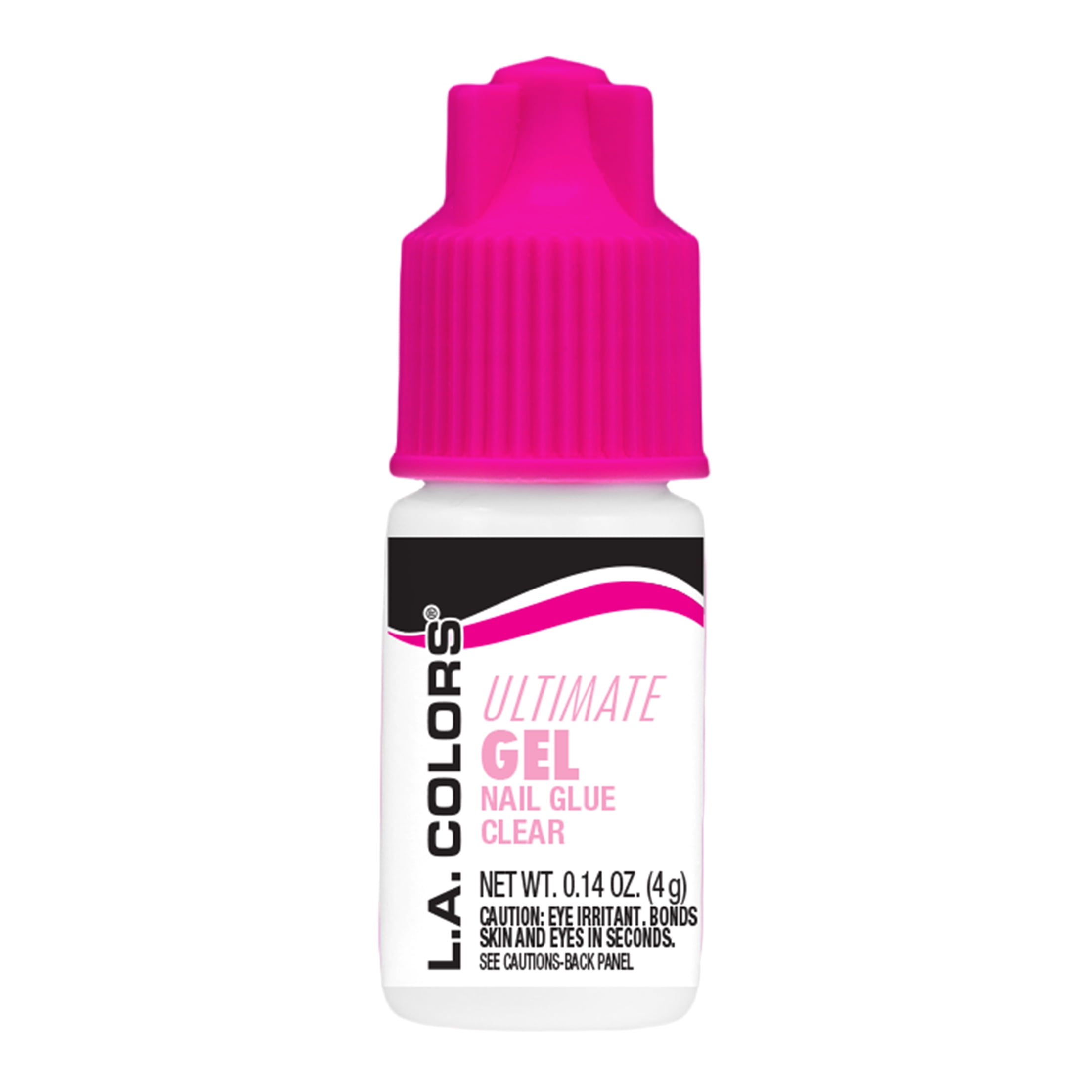 (6 pack) L.A. COLORS Ultimate Nail Glue, Gel, Clear, 0.1 fl oz
