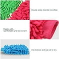 thumbnail image 3 of 5 Pieces Car Wash Mitts Chenille Microfiber Wash Glove Double Sided Scratch-Free Wash Mitt, 5 Colors, 3 of 5