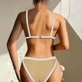thumbnail image 5 of DHFJKG Two Piece Swimsuits Women Color Block Bikini Set High Waist Bottom Beach Pool Party Summer Fashion Swimwear Stylish Beachwear, 5 of 9