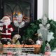 thumbnail image 2 of 6 hojas artificiales decorativas para Navidad, decoración de escenas, accesorios, 2 of 5