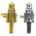thumbnail image 1 of Miangastore Metal Nutcracker Napkin Rings Antique Gold 2Pcs 2.75x0.98x0.98in, 1 of 8