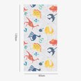 thumbnail image 3 of CSChome Towel Hidden Buckle Design Portable Kids Bath Towel Superfine Fiber Cartoon, 3 of 6