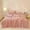 Pink, variant on White Fuzzy Plush Throw Blanket for Office Naps, Wide Striped Thick Faux Rabbit Fur, Flannel Blanket for Sofa Bed, Living Room Home Bedroom Decor Dorm Essentials, Off White, 60"×80 "