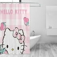 thumbnail image 2 of Hello Kitty Shower Curtain, Waterproof Bathroom Shower Curtains, Washable Cloth Shower Curtain With 12 Hooks, 72 "W X 72" L, 2 of 9