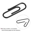 thumbnail image 4 of Unique Bargains Paper Clips 1.1 Inch Vinyl Coated with Box for Office Home Black Count 600, 4 of 6