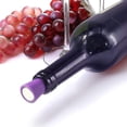 thumbnail image 4 of Paquete de 4 tapones reutilizables para botellas de vino, tapones de silicona de colores para bebidas., 4 of 5