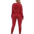 thumbnail image 5 of Aoochasliy Women Hoodies Clothes 2 Piece Outfits Casual Sweatsuit Pullover Hoodie Sweatpants Sport Outfits, 5 of 7