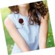 thumbnail image 3 of Crystal Handmade Gifts Rose Pins Brooch Bride Red Flower Floral Back Mother Rhinestone Pin, 3 of 5