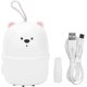 thumbnail image 4 of 1 mini aspiradora de escritorio con colector de polvo de escritorio, mini barredora de polvo de mesa, mini aspiradora portátil con carga USB para teclado de escritorio para niños (blanco) Sincero Electrónica, 4 of 5