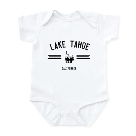 

CafePress - Lake Tahoe California Body Suit - Baby Light Bodysuit Size Newborn - 24 Months