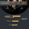 thumbnail image 6 of Thyme & Table 3-Piece Gold Knife Set with Protective Sheaths, 6 of 7