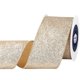 thumbnail image 1 of Cinta decorativa VATIN Champagne Gold con purpurina de 6,35 cm x 9 m, 1 of 5