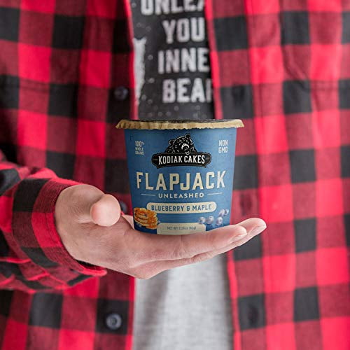 Kodiak Cakes Flapjack Power Cup, Blueberry & Maple, 2.22 oz (Pack of 72)