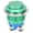 Green, variant on YAHHU Metal Push Button Switch Waterproof Stainless Steel Normally Open 16mm (0.6 inches) 220V, Green