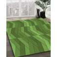 thumbnail image 3 of Ahgly Tapis d'Intérieur Lavable en Machine Rond Vert Algue, 5 Pieds Rond, 3 of 7
