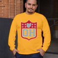 thumbnail image 4 of Ohio Shield Long Sleeve T-shirt Football Fan Game Day Tailgate Midwest Underdog, 4 of 7