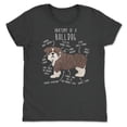 thumbnail image 4 of English Bulldog Shirt, Women, Men, Funny Dog Lover Gift, Cute Brindle Bulldog T-shirt, Pet Tee, Dog Mom, Dog Dad, Dog Anatomy Clothes, 4 of 4