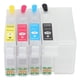 thumbnail image 4 of Cartucho de tinta de 4 colores con chip permanente Recambio de caja de tinta para impresora Negro Cian Magenta Amarillo T252XL1 T252XL2 T252XL3 T252XL4, 4 of 12