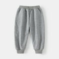 thumbnail image 5 of Otqutp Children Running Joggers Toddler Child Kids Baby Boys Girls Patchwork Fashion Solid Thick Warm Sport Pants Trousers, 5 of 8