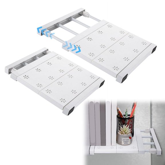 2 Pcs School Locker Shelf Organizer - Adjustable Locker Divider Mate Easy to Install for Extending Locker Use Space