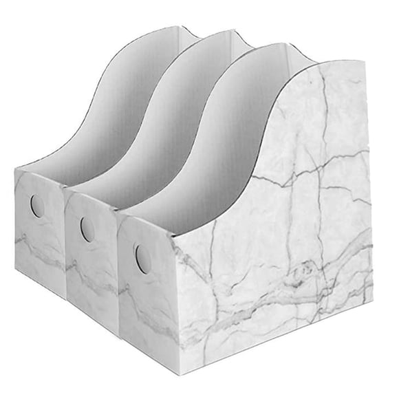 Support Robuste en Carton pour Magazines, Boîte de Rangement Imperméable pour Magazines, Bacs à Livres, Support de Bureau pour Dossiers, Organisateur