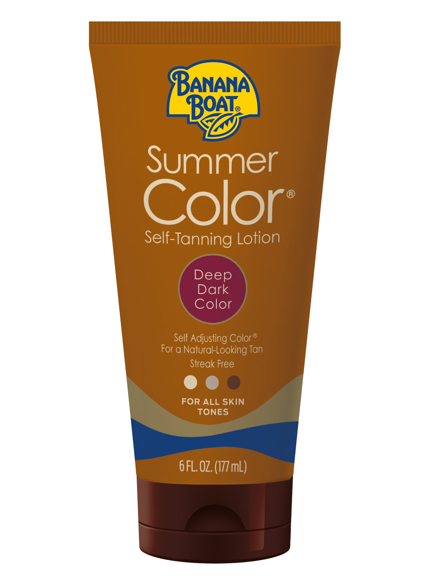 Banana Boat Summer Color Self Tanning Lotion, Dark Self Tanner Lotion, 6 fl oz