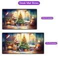 thumbnail image 5 of Merry Christmas German Shorthaired Pointer Santa Hat Xmas Tree Winter Holiday Desk Mat Full Keyboard Mouse Pad GSP Lover Dog Gift Large Mousepad - 01013, 5 of 5