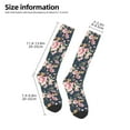 thumbnail image 2 of Logiee Vintage Floral Print Gift Stocking Stuffers,Adult Stockings,Novelty Socks,Funny Socks Birthday Running Walking Sleeping, 2 of 6