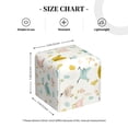 thumbnail image 4 of Fotbe Chicken Pattern Tissue Box Cover,PVC Leather Square Holder,Tissue Box Holder with Magnetic Bottom,Facial Paper Organizer Dispenser-5.2"X5.2"X5.2", 4 of 7