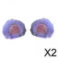 thumbnail image 1 of 2x2 Piezas Fácil Instalación Atractivo Multifuncional Diseño Creativo Orejas De Peluche Orejas De Oso Moradas, 1 of 8