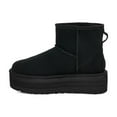 thumbnail image 3 of UGG Womens Classic Mini Platform Boots Black - 1134991-BLK BLACK, 3 of 4