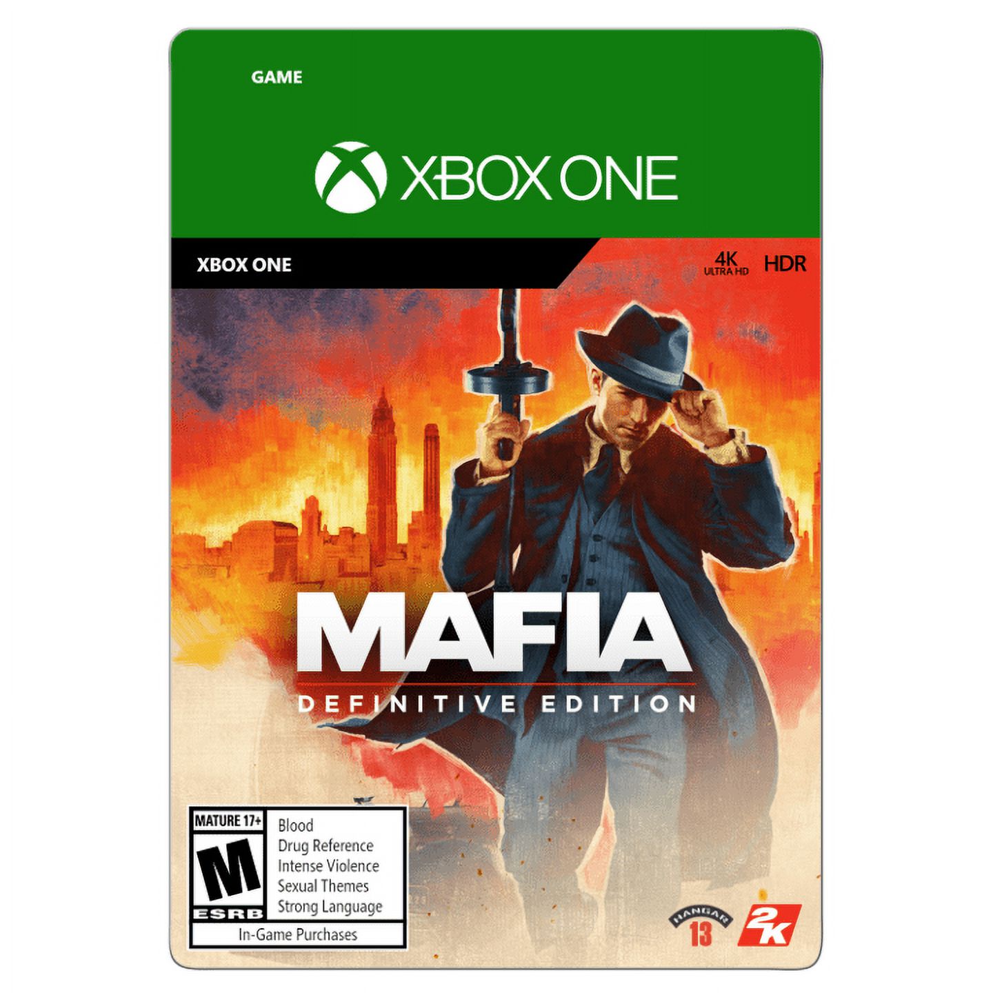 Mafia: Definitive Edition, Take-Two 2K, XBox [Digital Download]