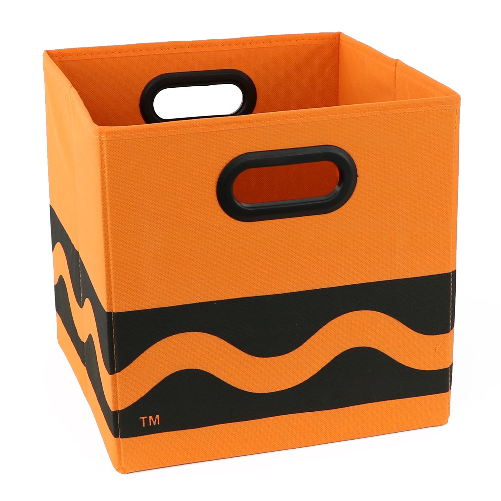 Crayola Black Serpentine Orange Storage Bin