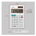 thumbnail image 2 of Sharp EL-377WB Large Pocket Calculator, 10-Digit LCD, 2 of 3