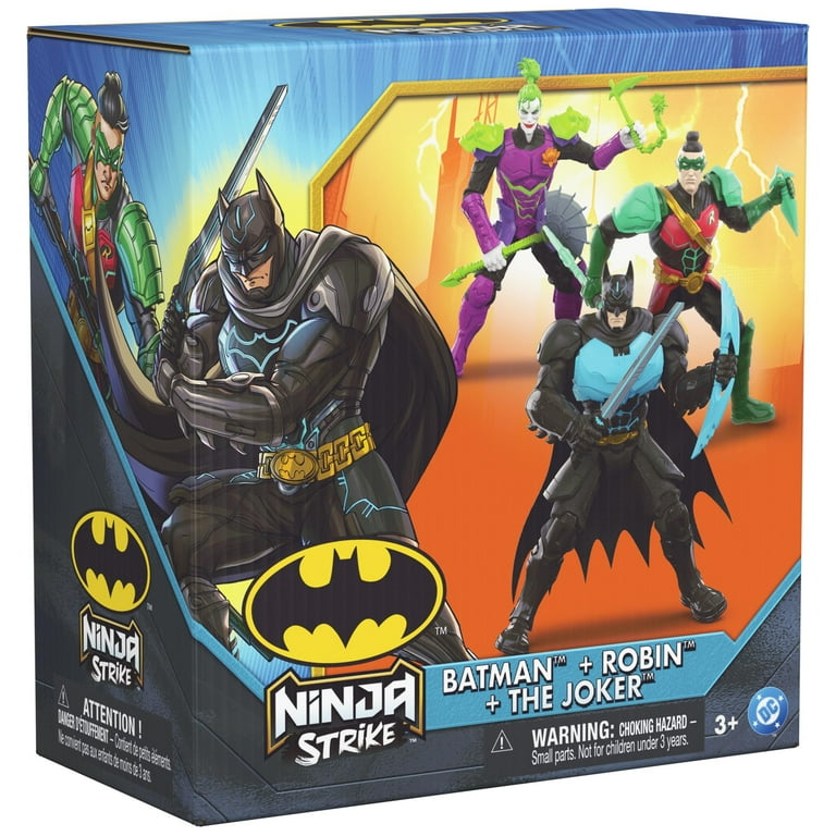 DC Comics Batman Ninja Strike 6-Inch 3-Pack Battle Set with Batman