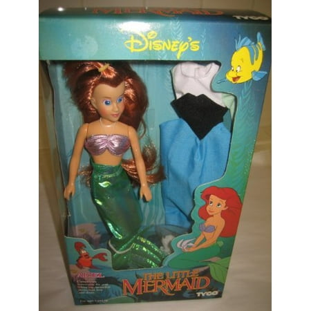 Ariel Little Mermaid Doll w/ Removable Fin &Bikini Top