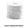 thumbnail image 3 of Unatoiry Elastic Stretch String Necklace Pendant Bracelet Jewellery Making Thread Cord white 1Set, 3 of 6