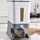 thumbnail image 1 of Press-Type Rice Dispenser Sealed Grain Container Storage Household Cereal Rice Box Dispenser Bucket, 1 of 5