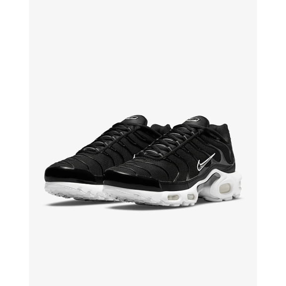 Nike Womens Air Max Plus Sneakers Black White 5 M