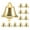 Golden, variant on Gymnture christmas 12pcs Decorative Bells Craft Bells Small Bells Ornaments Christmas Tree Bell Pendants DIY Craft Bells