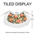 thumbnail image 5 of Peach Women's Chiffon Beach Dresses Summer Dress with Polyester Straps, 5 of 6