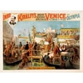 thumbnail image 3 of Strobridge and Co. Lith. 14x11 Black Modern Framed Museum Art Print Titled - Imre Kiralfy's Grand Historic Spectacle, Venice, the Bride of the Sea at Olympia (1891), 3 of 5