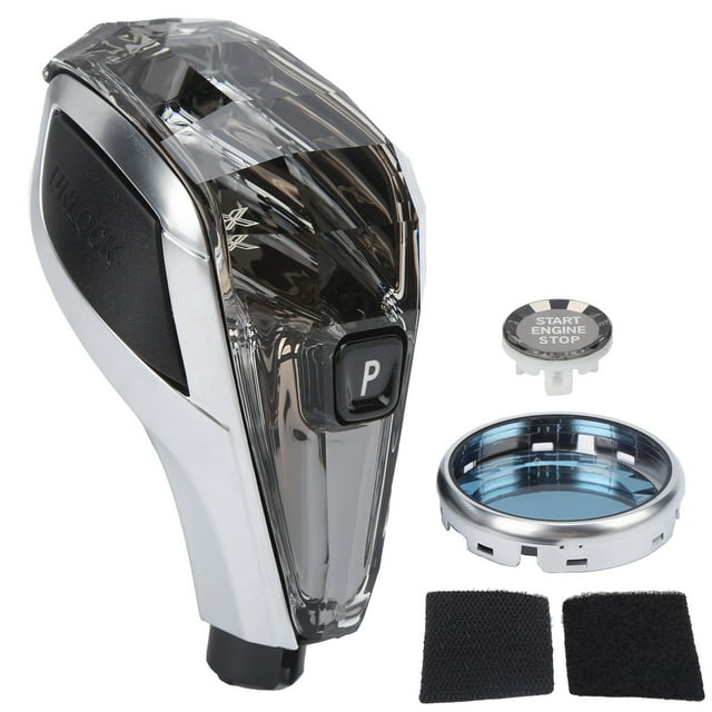 Gear Lever Handle,Car Gear Knob Crystal Shifter Lever Knob Auto Shift Knob Unbeatable Value