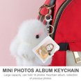 thumbnail image 4 of Miangastore Photo Album Keychain Transparent Zinc Alloy 2Pcs 4.7x2x0.8In, 4 of 9